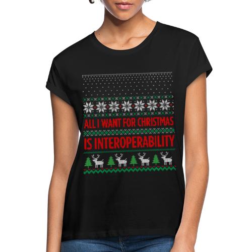 Ugly Christmas Sweater - Koszulka damska oversize