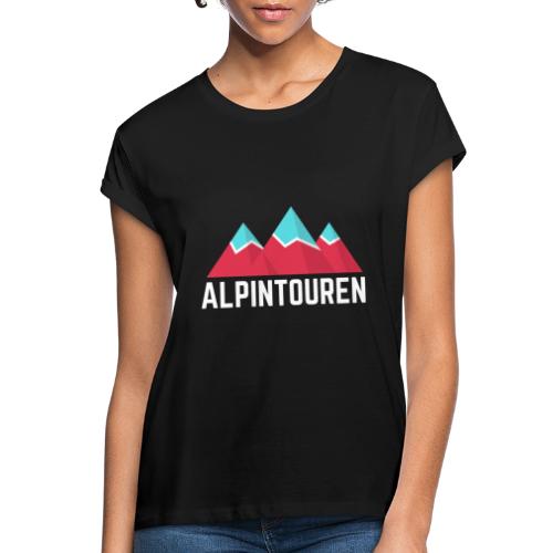Alpintouren Logo - Frauen Oversize T-Shirt