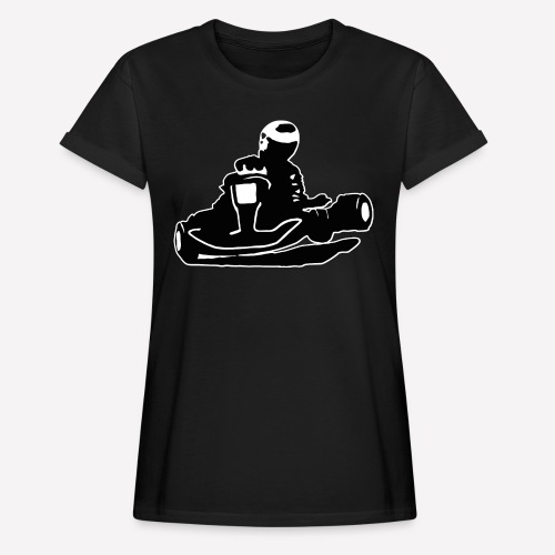 Kart freigestellt - Relaxed Fit Frauen T-Shirt