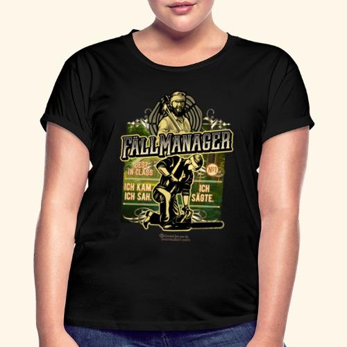 Holzfäller Sprüche T-Shirt-Design Fällmanager - Frauen Oversize T-Shirt