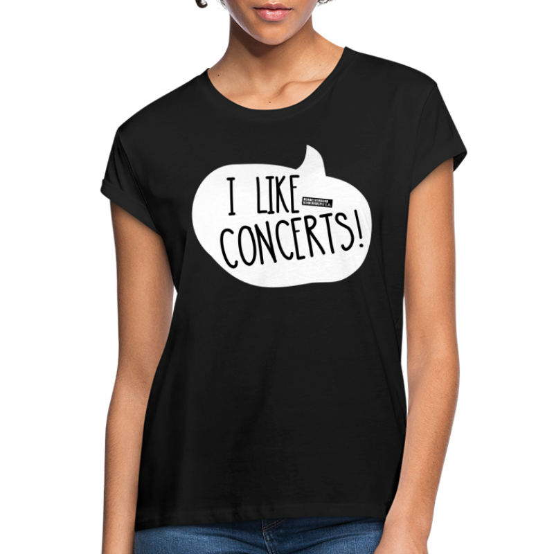 BVKH - I Like Concerts - White - Frauen Oversize T-Shirt