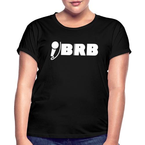 BRB Logo - Weiß - Frauen Oversize T-Shirt