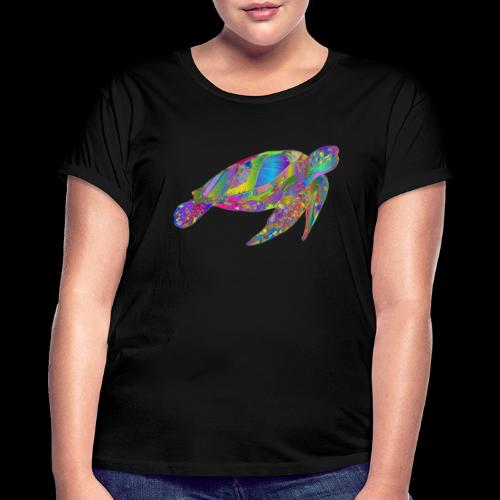 Turtle Space - Frauen Oversize T-Shirt