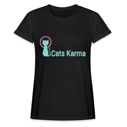 Cats Karma - Relaxed Fit Frauen T-Shirt