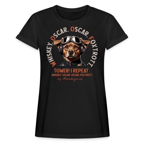 Hund - Woof - Relaxed Fit Frauen T-Shirt