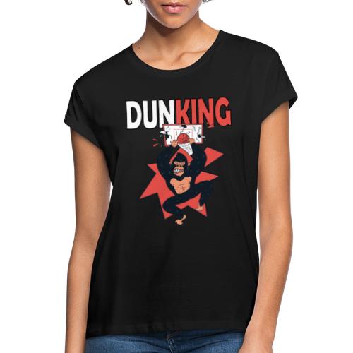 Basketball Dunking Gorilla Affe Korbleger - Relaxed Fit Frauen T-Shirt
