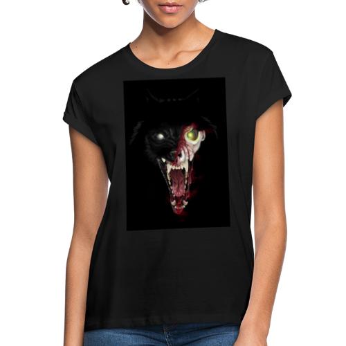 Zombieulv - Oversize T-skjorte for kvinner