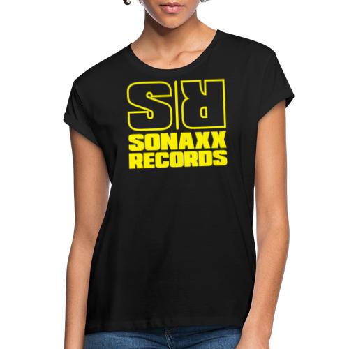 Sonaxx Records Logo gelb (quadratisch) - Frauen Oversize T-Shirt