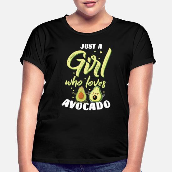Lindas camisetas de dibujos animados estampados del aguacate' Camiseta holgada mujer | Spreadshirt