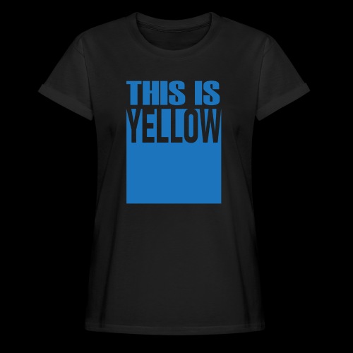 Yellow - Oversize-T-shirt dam