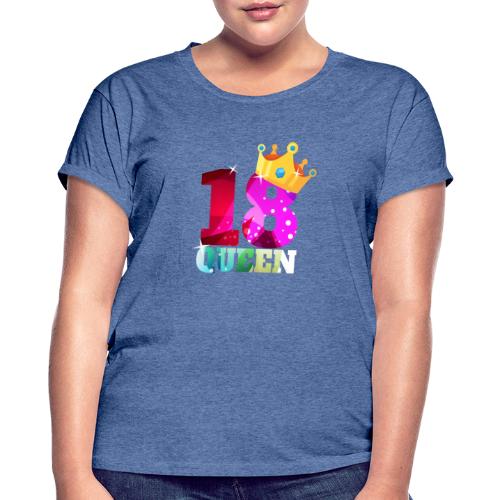 18. Geburtstag Queen - Frauen Oversize T-Shirt