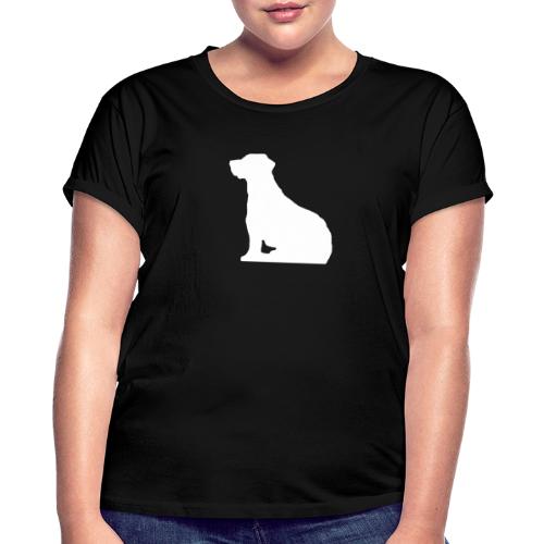 Logo chien blanc - T-shirt décontracté Femme