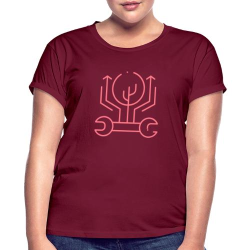 Color logo - Frauen Oversize T-Shirt