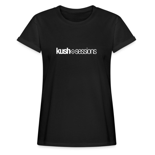 KushSessions (white logo) - Women’s Relaxed Fit T-Shirt