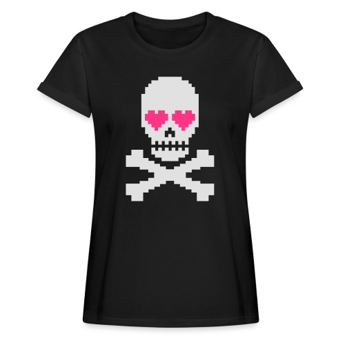 Skull Love - Vrouwen oversize T-shirt