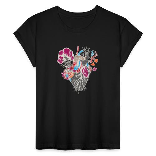 xxxx is where your heart is - Frauen Oversize T-Shirt
