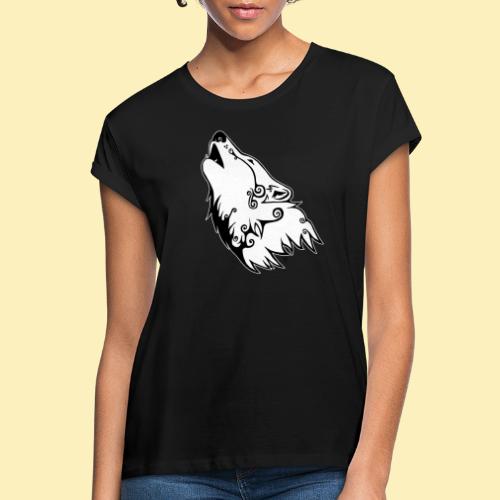 Le Loup de Neved (version contour blanc) - T-shirt décontracté Femme