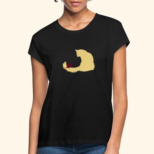 Katze und maus - Frauen Oversize T-Shirt