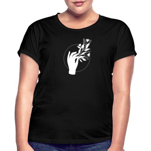 Hand | Art by Clarissa Schwarz - Frauen Oversize T-Shirt