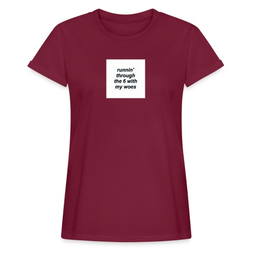 cap woes - Relaxed fit vrouwen T-shirt