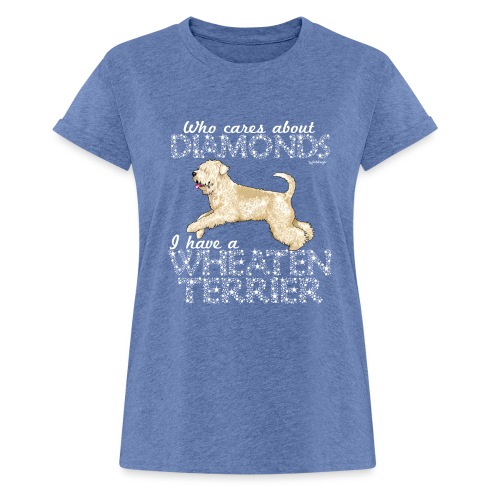 Wheaten Terrier Diamonds 4 - Women's Oversize T-Shirt