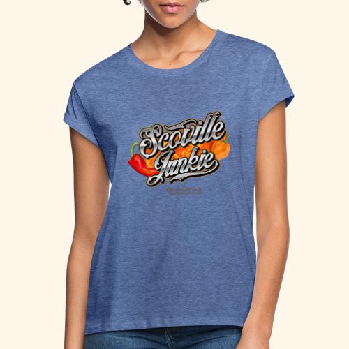 Chili Design Scoville Junkie - Frauen Oversize T-Shirt