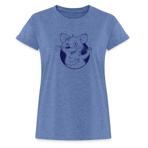mutige Maus - Relaxed Fit Frauen T-Shirt