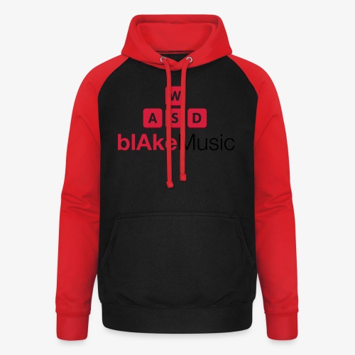 blAkeMusic Bag Designs - Unisex baseball hoodie