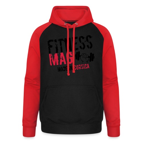Fitness Mag made in corsica 100% Polyester - Sweat-shirt baseball unisexe