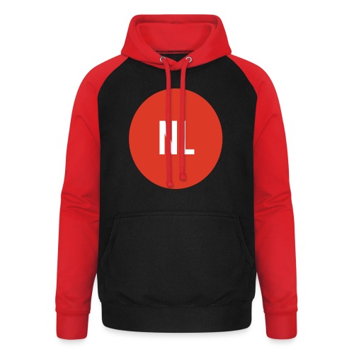 NL logo - Uniseks baseball hoodie