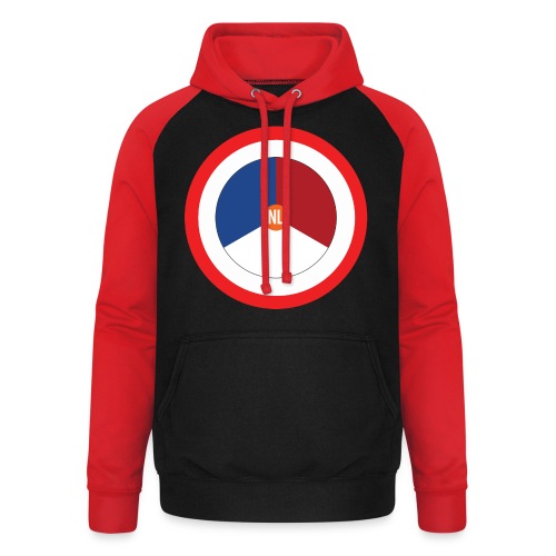 NL Hero logo - Uniseks baseball hoodie
