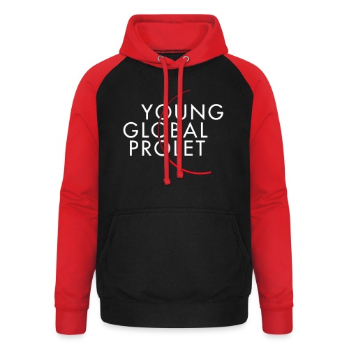 YOUNG GLOBAL PROLET (helle Schrift) - Unisex Baseball Hoodie