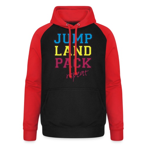 jumplandpack kleur - Uniseks baseball hoodie