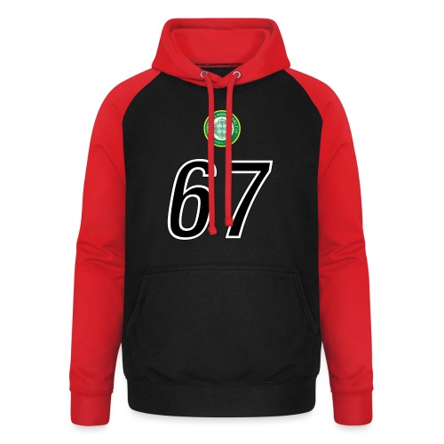 3 Front png - Unisex Baseball Hoodie