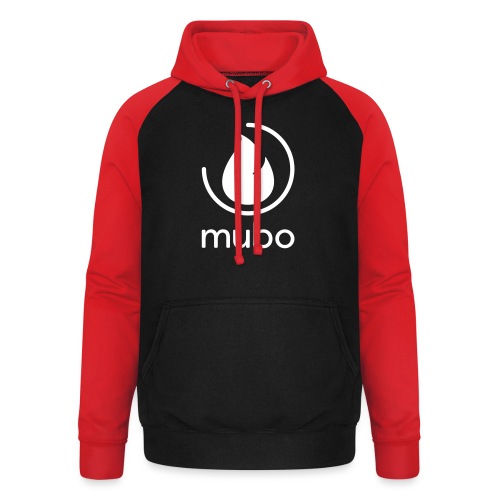 mubo logo - Unisex Baseball Hoodie