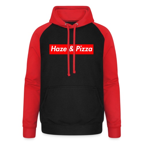 Haze & Pizza - Unisex Baseball Hoodie