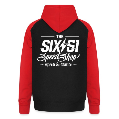SIX51 Speed Shopvit - Basebolluvtröja unisex