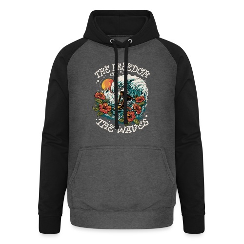 The Freedom on the waves - Unisex Baseball Hoodie