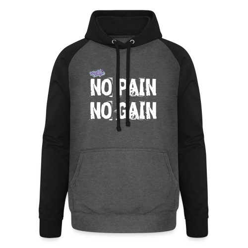 No Pain - No Gain - Basebolluvtröja unisex