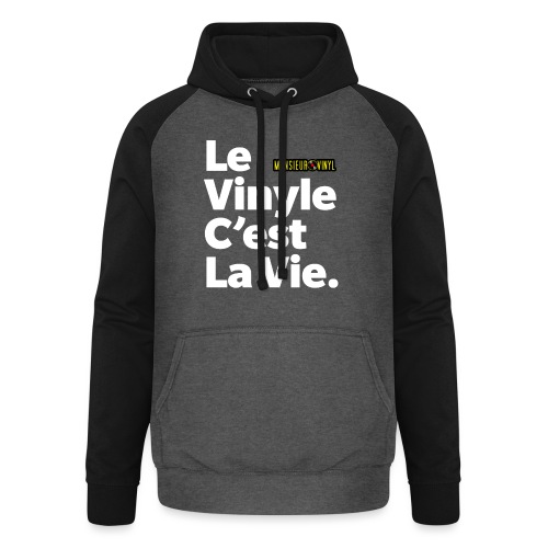 Le Vinyle C'est La Vie - Sweat-shirt baseball unisexe