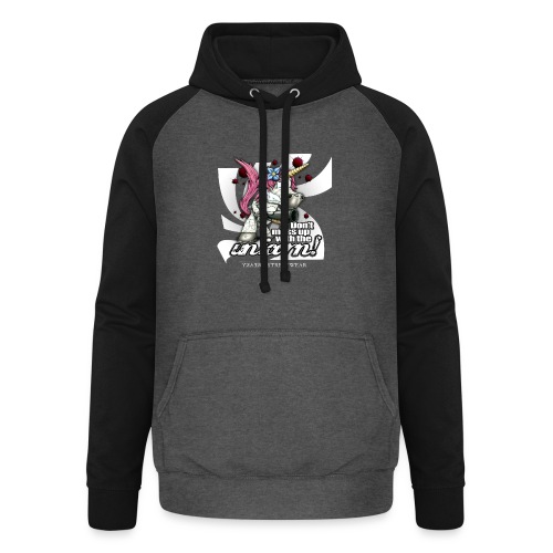 Don't mess up with the unicorn - Unisex Baseball Hoodie