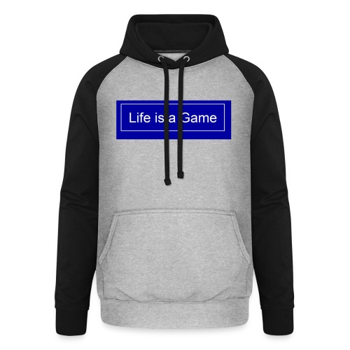 Life is a Game - Unisex Baseball Hoodie