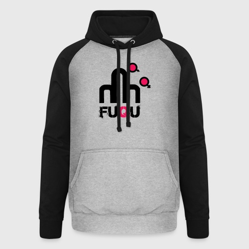 T-shirt FUQU logo colore nero - Felpa da baseball con cappuccio unisex