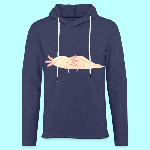 Axolotl - Leichtes Kapuzensweatshirt Unisex