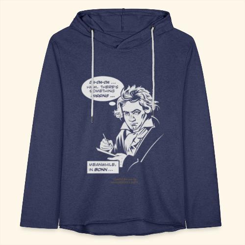 Beethoven beim Komponieren - Leichtes Kapuzensweatshirt Unisex