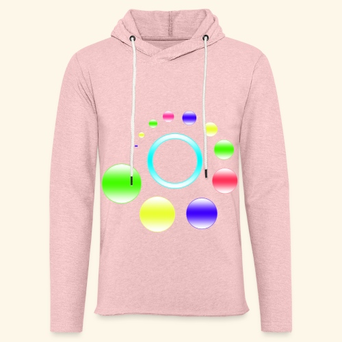 Circular Shaped Spiral Colours - Light Unisex Sweatshirt Hoodie