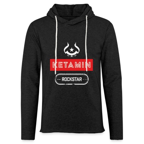 KETAMIN Rock Star - White/Red - Modern - Light Unisex Sweatshirt Hoodie