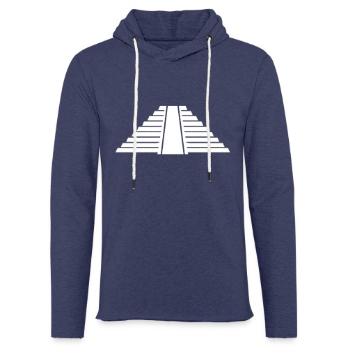 Ziggurat, wit - Lichte hoodie uniseks