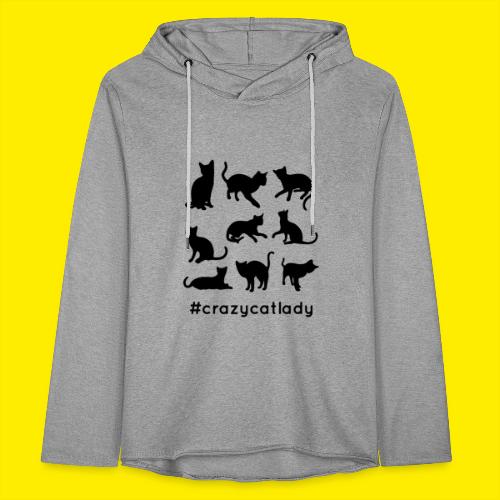 Crazy cat lady hashtag - Lichte hoodie uniseks