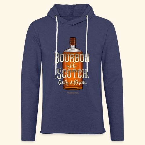 Bourbon Whiskey - Leichtes Kapuzensweatshirt Unisex
